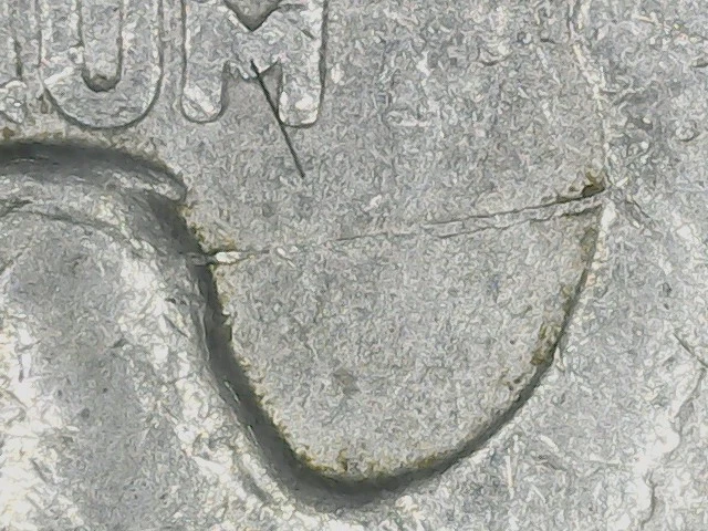 1998-P Washington Quarter, Error: Cracked Die Obverse/Reverse - Image 1 of 4