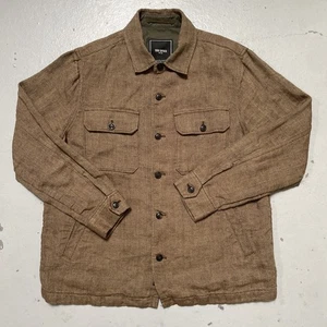 Todd Snyder 100% Linen Shirt-Jacket Herringbone Style Pattern Medium - Picture 1 of 10