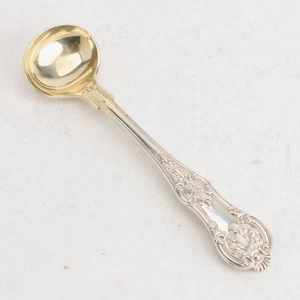English Kings by Tiffany? Silverplate 4 3/8" Master Salt Spoon(s) No Monogram - Picture 1 of 6