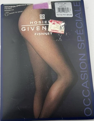 Sexy Pantimedias Givenchy Red Talla C/D Lila Púrpura Transparente a la Cintura Nuevas Foto 1 de 4