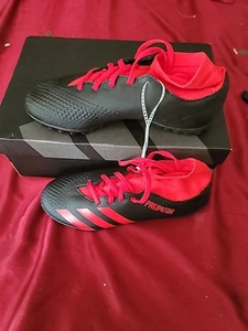 Adidas Men's Predator 20.3 Tf Sneaker, Black Red Size US 9.5 - Picture 1 of 6