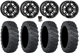 High Lifter HL3 14" Wheels Black 28" Versa Cross V3 Tires Can-Am Defender - Picture 1 of 4