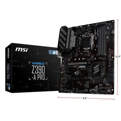 MIS MSI Z390-A PRO LGA 1151 DDR4 300 Series Intel Z390 SATA 6Gb/s ATX Motherboard