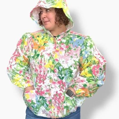 Handmade upcycled quilt coat size 2X - Image 1 of 4