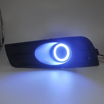 Actualización LED Proyector de luz antiniebla Halo COB Angel Eye DRL para Chevrolet Cruze 09-14 Foto 1 de 4