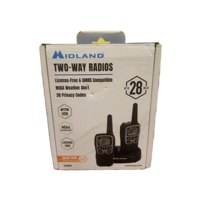 NIP Midland T51VP4 X-Talker Two-Way Radios - 28 Miles - 2 PACK - [LN]™ - Image 1 of 2