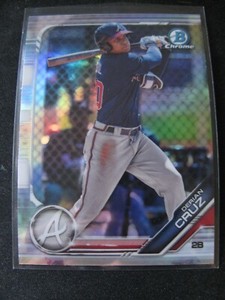 DERIAN CRUZ 2019 Bowman Chrome Draft Refractors #BDC-52 Atlanta Braves MINT