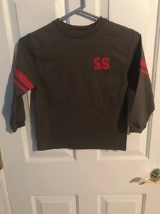 Boys Youth Green KRU Long Sleeve Top Size 7 Gently Used - Picture 1 of 3