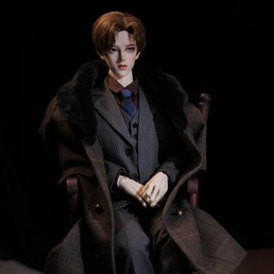 Set completo bambola 1/3 BJD palla in resina ragazzo occhi articolati parrucca trucco vestiti da gentiluomo - Foto 1 di 11