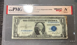 Andrea Doria Shipwreck Recovery 1935-E $1 Silver Certificate PMG Grade A - Picture 1 of 7