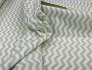 FREE SPIRIT FABRICS - TRUE COLORS #PWTC012-CHEVRON-DOVE BY HEATHER BAILEY- BTY - Picture 1 of 4