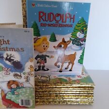 Little Golden Books Assorted Lot X 13 Christmas Iron Man Hen Kitten Scuffy