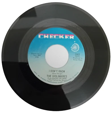 THE VIOLINAIRES - I DON`T KNOW /  CALL ON HIM - US IMP. CHECKER - 1968 - Image 1 of 2