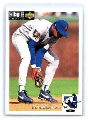 1994 Upper Deck Collectors Choice Jose Vizcaino New York Mets - Image 1 of 2