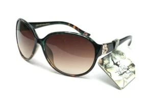 NUEVAS GAFAS DE SOL PANAMA JACK PARA MUJER MARRÓN TORTUGA VERDE REDONDO PJ78 - Imagen 1 de 4