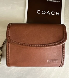 NUEVA CARTERA MULTIFUNCIÓN COACH VINTAGE BRITÁNICA CUERO TOSTADO 7219 - Imagen 1 de 15