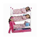 Emily Rose 18 Inch Doll Furniture | 18" Doll Triple Bunkbed Bunk Bed - Includ...