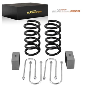Kit de descenso de resorte helicoidal delantero 3" trasero 4" para Chevy S10 GMC S15 Sonoma 82-04 - Imagen 1 de 12