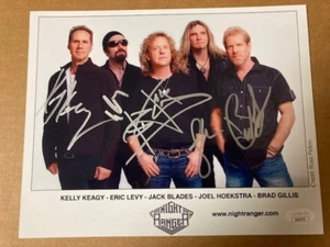 Night Ranger Group Signed 8x10 Stunning Photo(5 autos) with JSA COA# - Picture 1 of 1