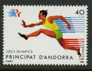 Andorra Spain - Los Angeles Olympic MNH Sport Stamp (1984) - Picture 1 of 1