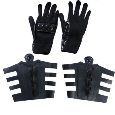 Batman Dark Knight Cosplay Costume Accessories Glove Wrist Guards Halloween Prop - Image 1 of 4