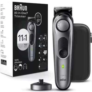New Braun All-in-One Style Kit Series 7 7420, 11-in-1 Trimmer for Men with Beard - Picture 1 of 1