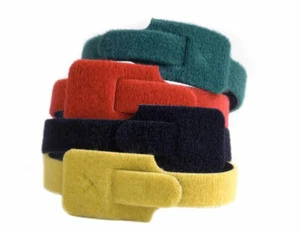 325 X 13mm HOOK & LOOP CABLE TIE - BLACK (100pcs) - Afbeelding 1 van 1