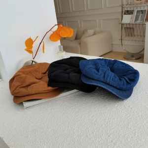 Gorra de hombre de 8 paneles de lona de mezclilla de algodón Great Gatsby británico Newsboy Cabbie - Imagen 1 de 10