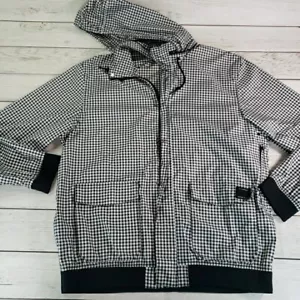 Chaqueta de Skateboarding Nike SB Adulto Extra Grande Negra A Cuadros Cortavientos Rara - Imagen 1 de 14
