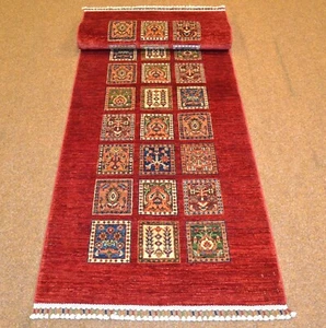 Handgeknüpfter Orientteppich Ariana aus Afghanistan Nr.78683  253x85cm - Bild 1 von 10