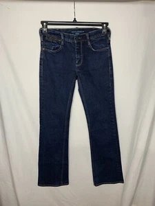 Ralph Lauren Jeans Women’s 27 Tribeca 114 Lowrise Bootcut Blue Label Logo Preppy - Picture 1 of 16