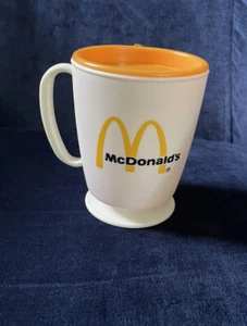 Vintage McDonald's Coffee Travel Mug Plastic Whirley Industries - Picture 1 of 6