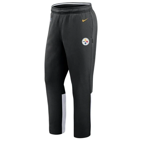 Pittsburgh Steelers Nike Sideline Woven Performance Therma-FIT Pants Men's Large Cover