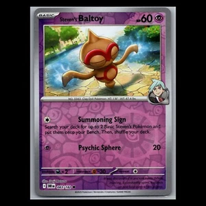 Pokemon Destined Rivals - Steven's Baltoy - 083/182 - Reverse Holo - Picture 1 of 1