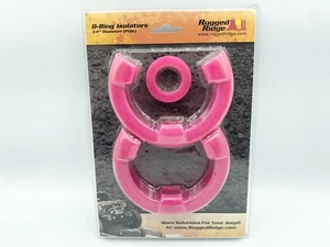 Kit aislador de grillete en D par rosa para todos los anillos en D de 3/4 pulgadas Rugged Ridge 11235,34 - Imagen 1 de 2