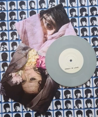 Antony & The Johnsons Aeon Crazy In Love PS 7" Grey Vinyl Beyonce Cover Anohni - Image 1 of 4