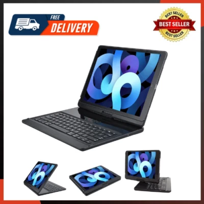 Ipad Pro 12.9 Case with Keyboard 2017 2Nd 2015 1St Generation, 360 Rotatable - Image 1 of 4