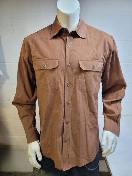 Wolverine casual long sleeve  button up shirt rust size m  / we3044 r4 d14 - Image 1 of 4