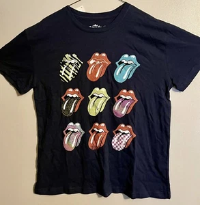 Rolling Stones Lips & Tongue logo T-shirt Medium New without Tags 100% Cotton M - Picture 1 of 3