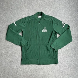 ADIDAS Herren Retro Trainingsjacke Gr. M Pullover Sportjacke Logo A18501 Grün - Bild 1 von 10
