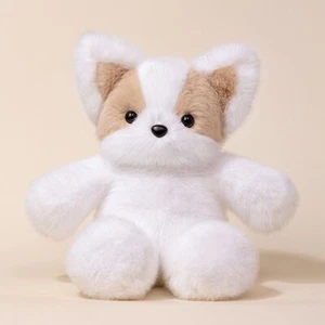 Fuchs Plüschtier süßes Tier Plüschtier Puppe Kawaii Stofftier weich weiß Spielzeug Modell - Bild 1 von 3