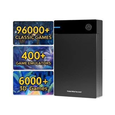 Kinhank 12TB Retro Gaming Hard Drive,External Gaming Hard Drive with 96000+ C... - Image 1 of 4