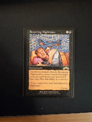Recurring Nightmare. Exodus MTG. NM+ Unplayed! - Image 1 of 2