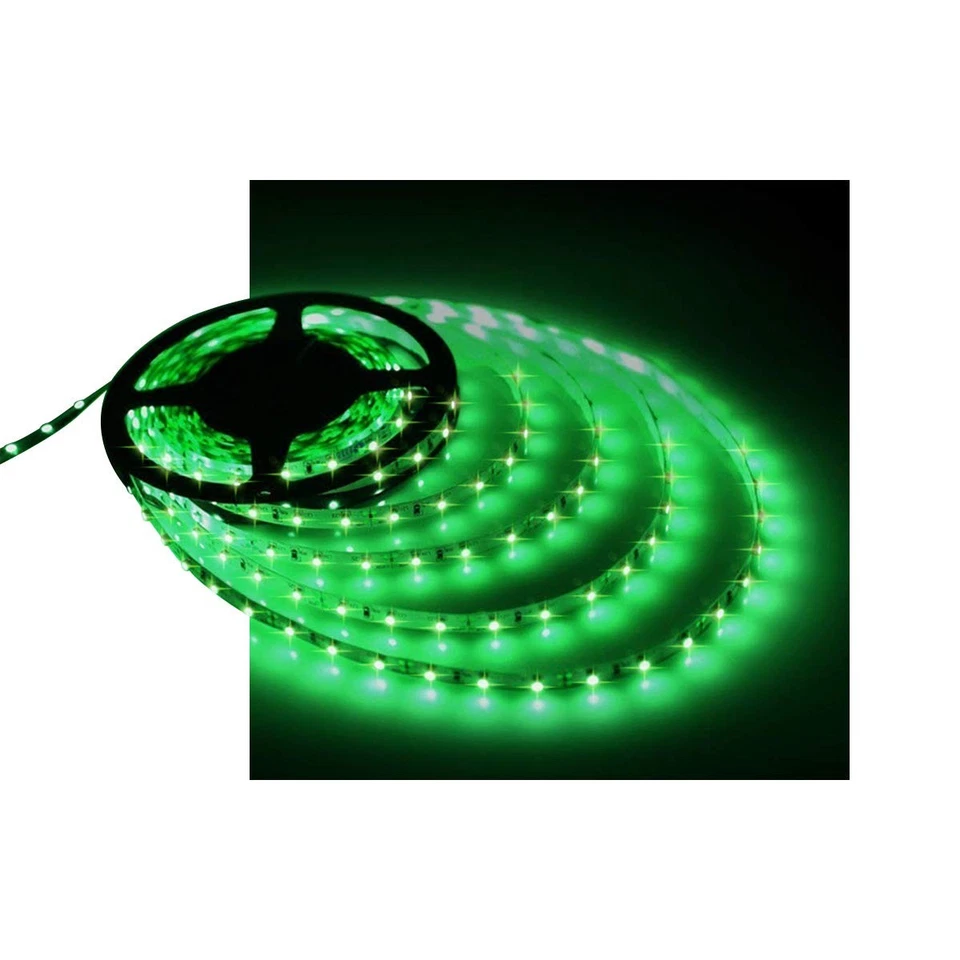 Water-Resistance IP65, 12V Waterproof Flexible LED Strip Light, 16.4ft/5m Cut... - Image 1 of 4