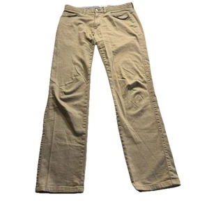Peter Millar Signature Sateen Pants Men's 32x31 Khaki Five Pocket Casual Golf - Picture 1 of 7