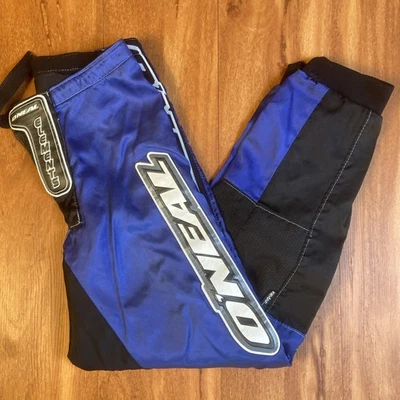 Pantalones de motocross O'Neal para hombre talla 28 azul negro ligeros elementos de moto de cross Foto 1 de 4