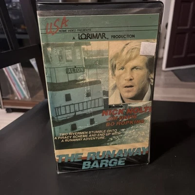 The Runaway Barge VHS 1975 Action Thriller TV Movie Boris Sagal Indie Rare Bo - Image 1 of 3