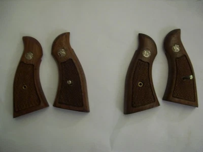 老式原始设备制造商 SMITH & WESSON K 框架方形 BUTT MAGNA 握把带尖叫 — 第 1/3 张图片