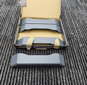 (QTY 8) Gladiator GAACGE4PPM Rail End Cap Plastic Gray GearTrack Snap Into - Picture 1 of 9