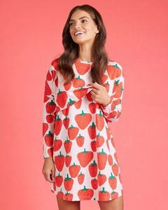 Halcyon Nights - Strawberry fields - Mama Nightie - Size 10/12 BF Friendly - Picture 1 of 6